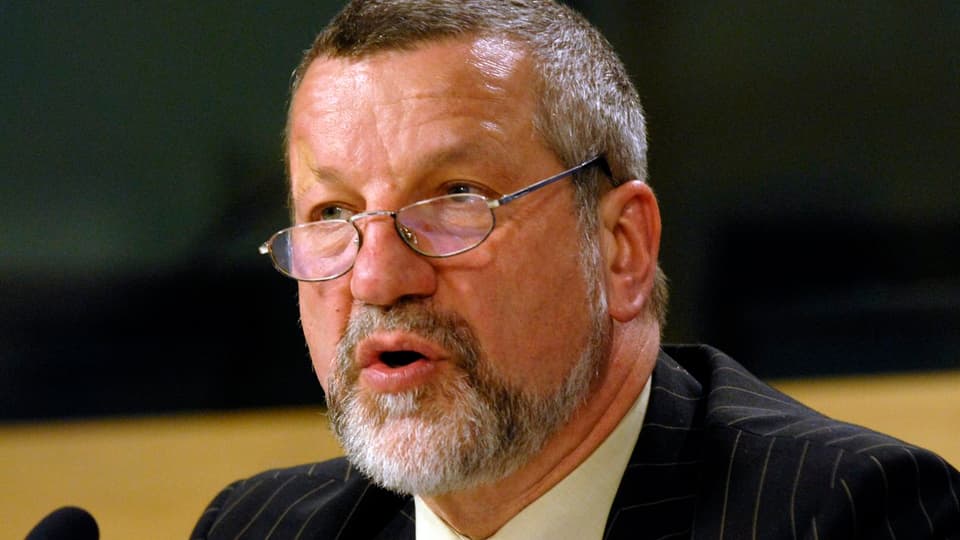 Aufnahme des ehemaligen Europol-Direktors Max-Peter Ratzel.