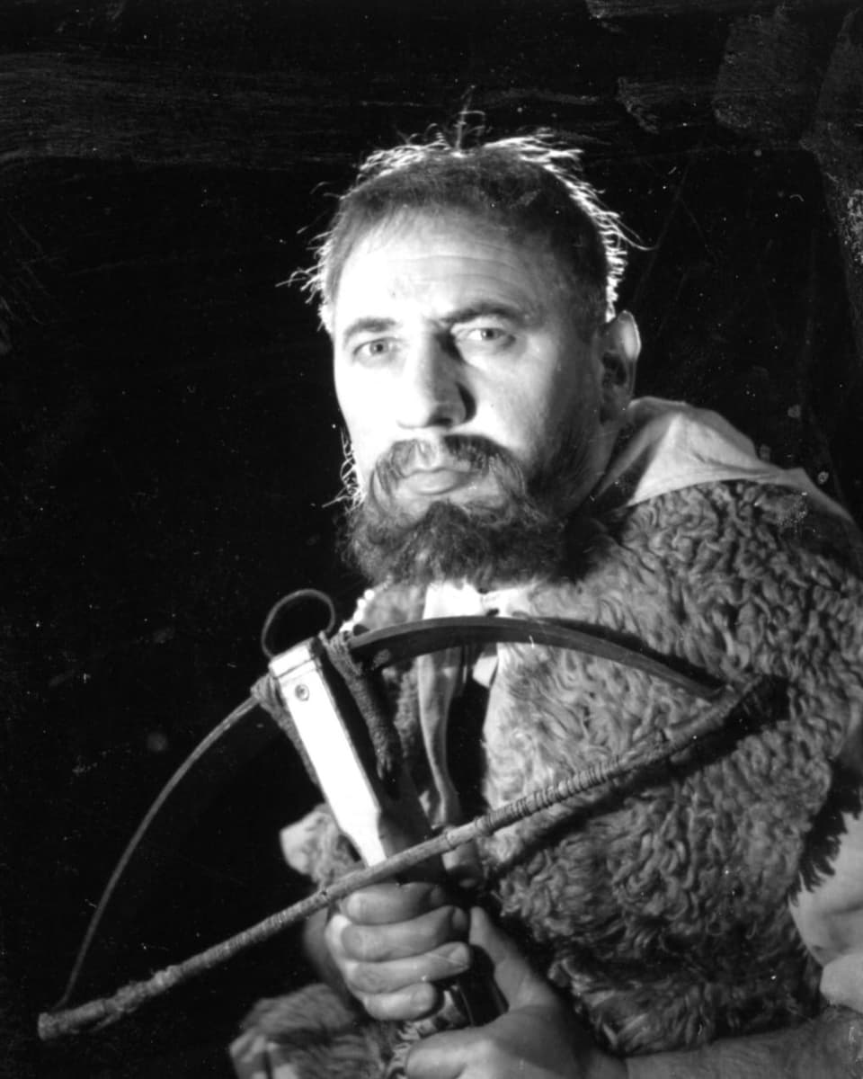 Heinrich Gretler als Wilhelm Tell.