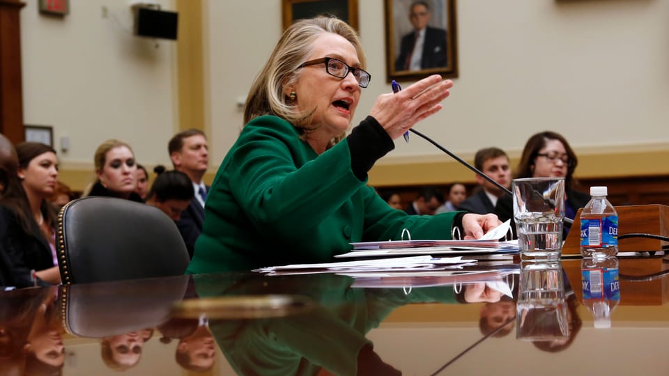 Hillary Clinton bei einem Hearing im September 2012.