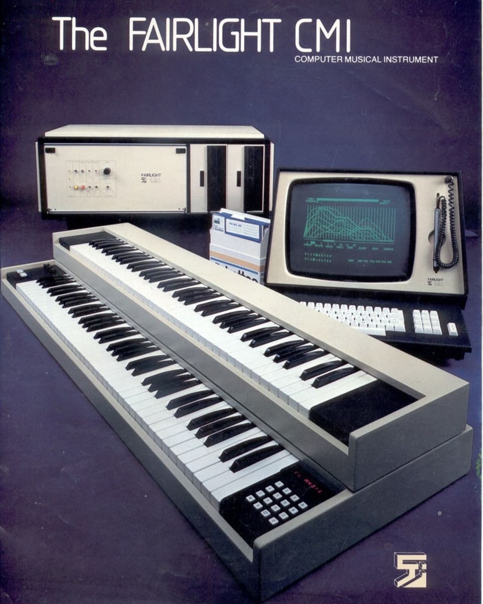 So wurde der Synthesizer und Sampler damals 1979 beworben. 