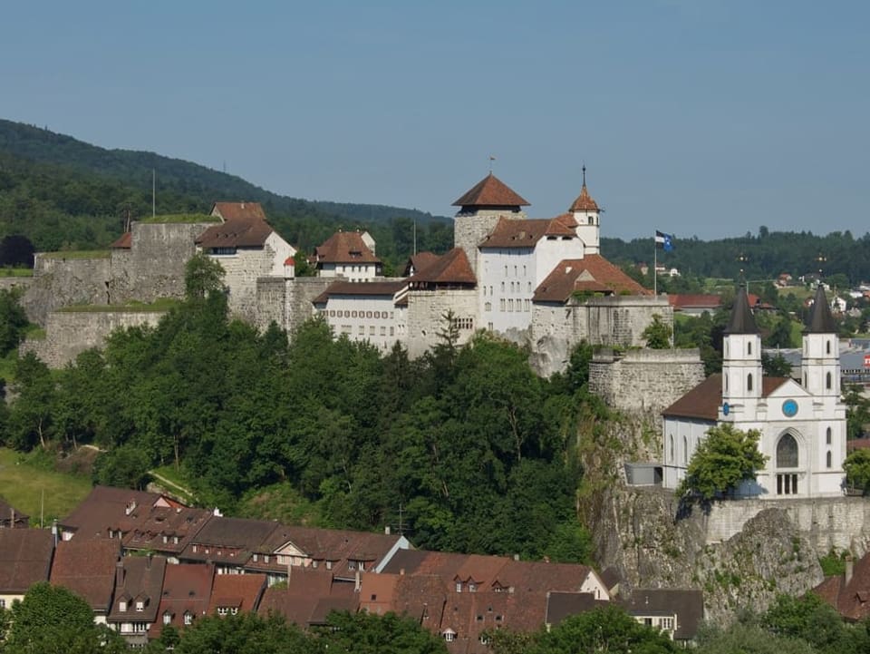 Festung auf Hügel
