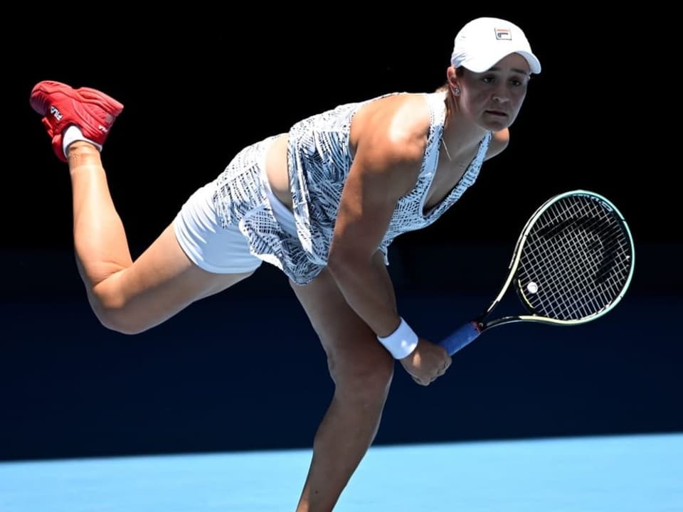 Auf ihr ruhen die Hoffnungen einer ganzen Nation Ashleigh Barty.