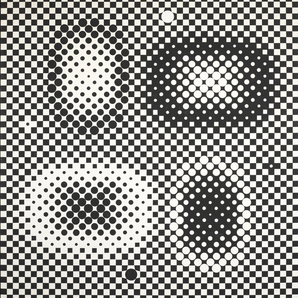 Victor Vasarely, Metagalaxie, 1961.