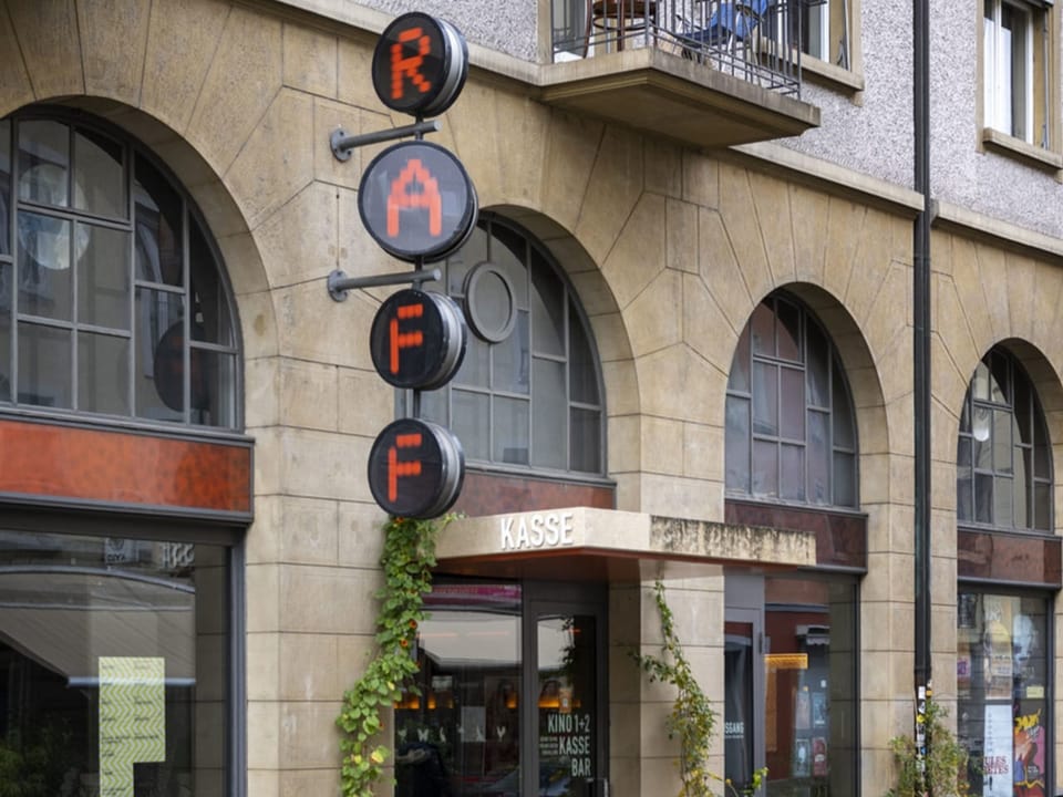 Eingang des Kinos Riffraff in Zürich