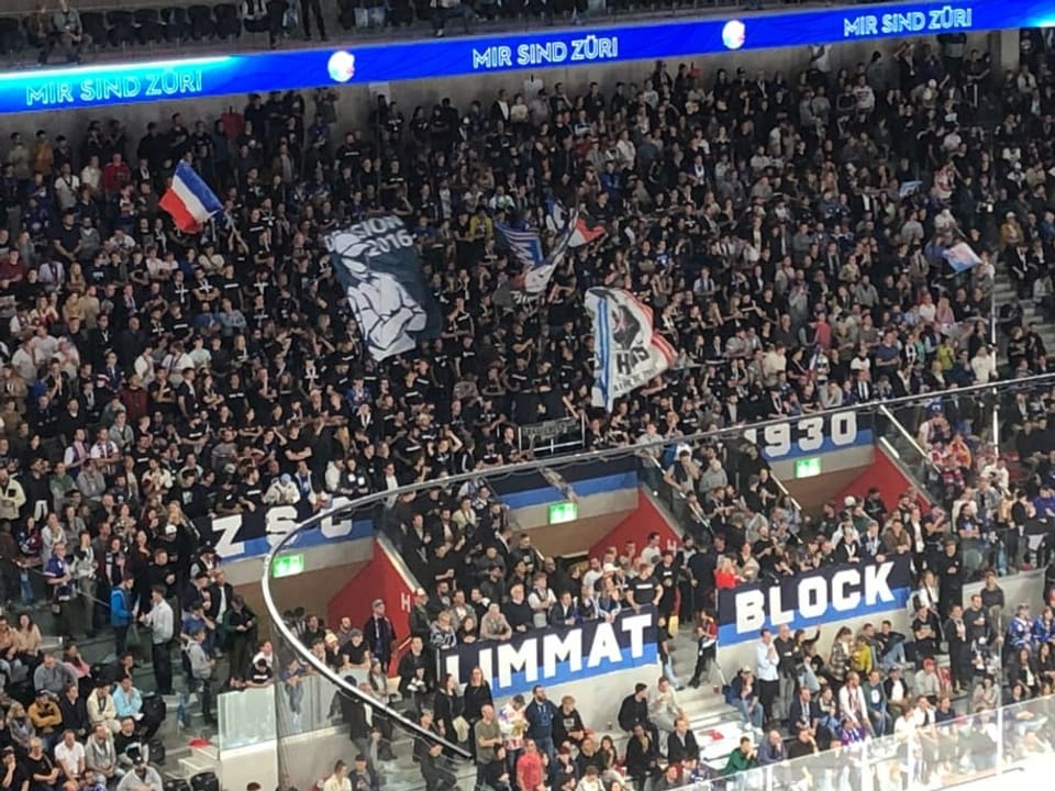 Fansektor im neuen ZSC-Stadion.