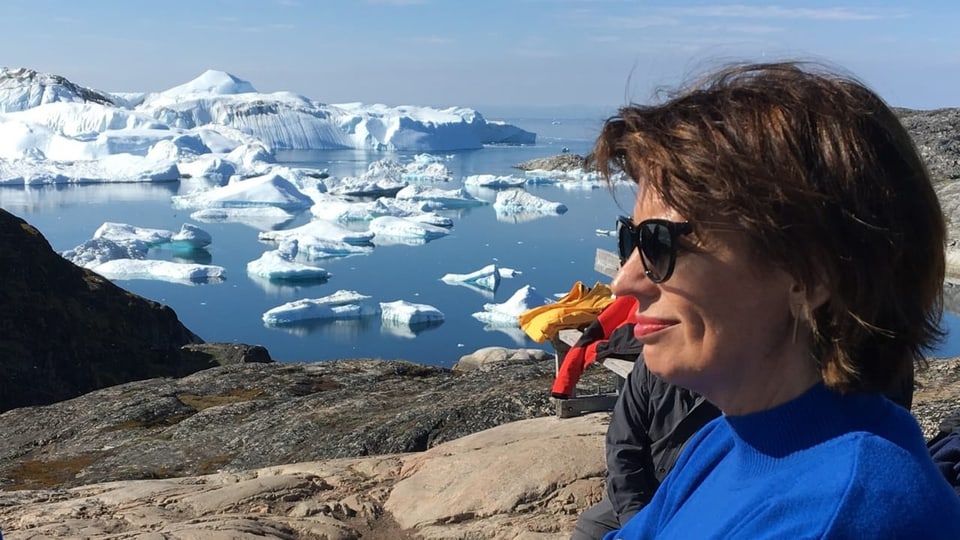 Doris Leuthard in Ilulisat