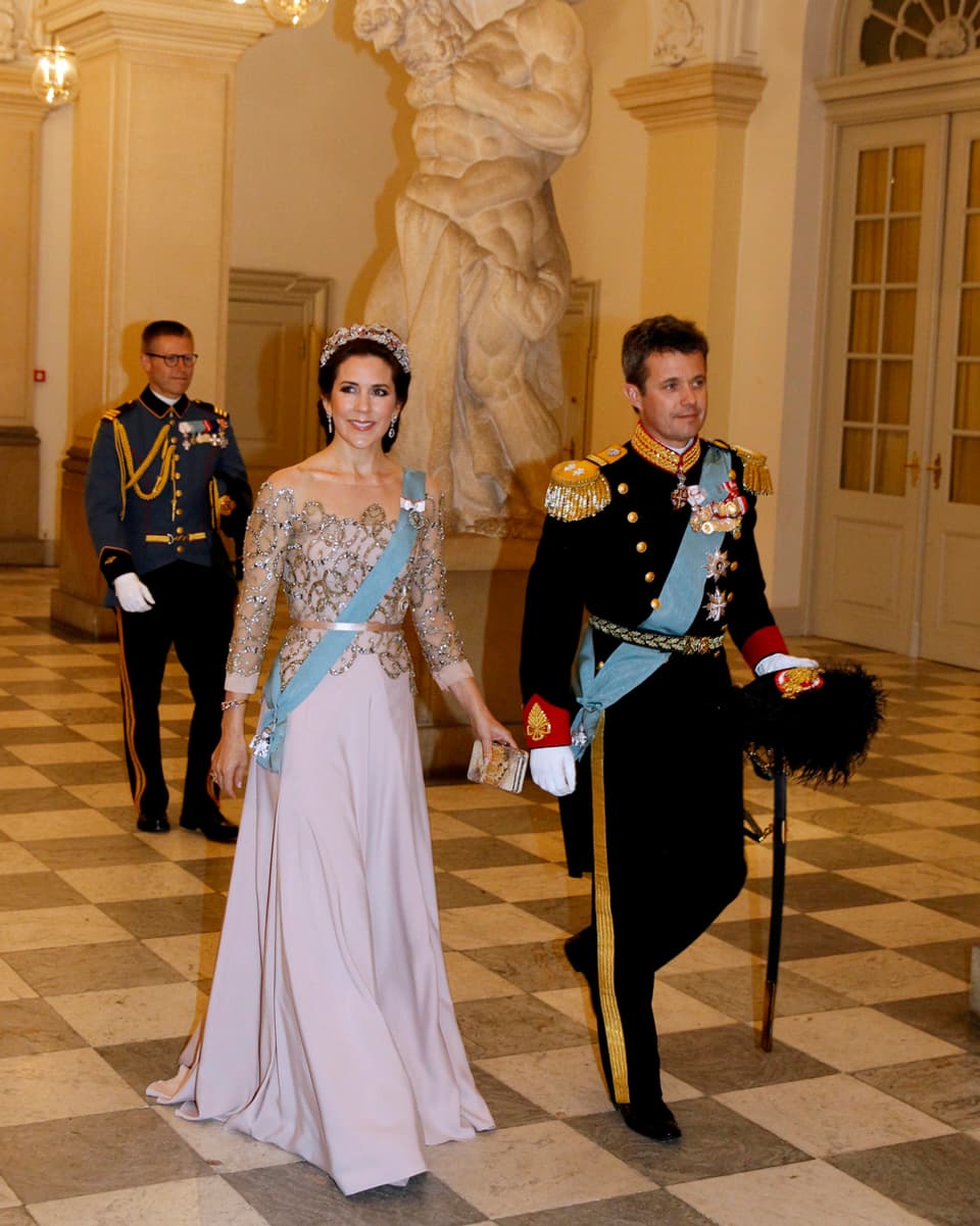 Kronprinzessin Mary und Kronprinz Frederik von Dänemark
