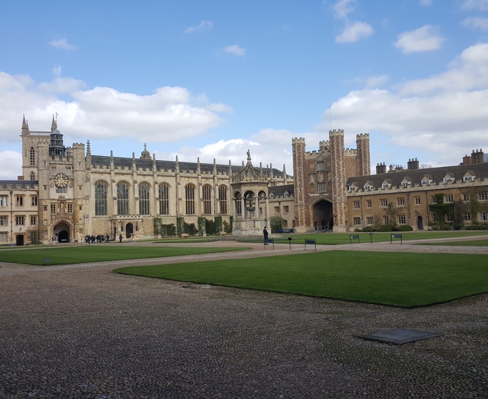Innenhof der Cambridge University