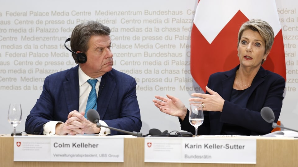 Am 19. März 2023 verkündet Finanzministerin Karin Keller-Sutter, dass die UBS die CS übernimmt.
