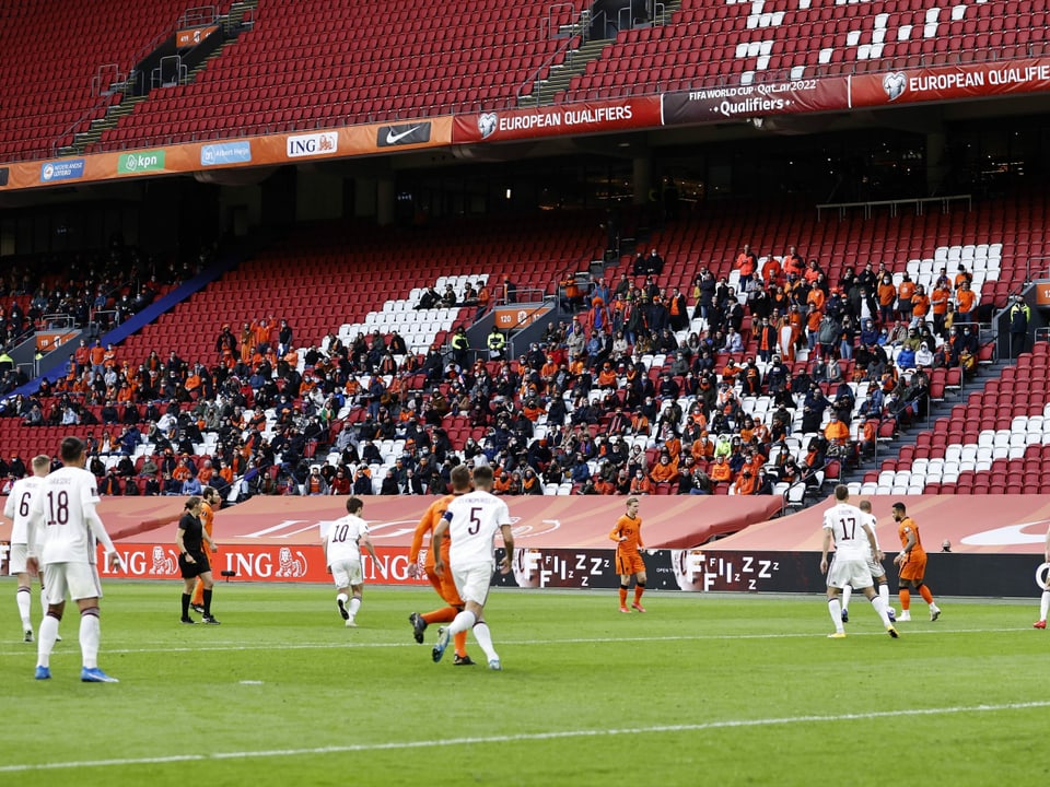 Soll an der EURO zu 25 Prozent gefüllt werden Die Johan-Cruyff-Arena in Amsterdam.