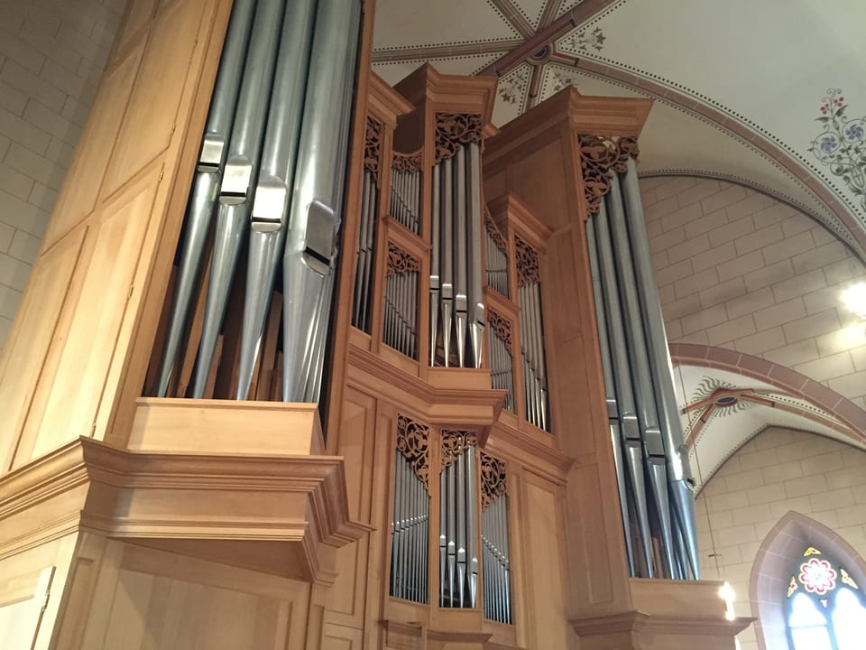 Orgel in der katholischen Kirche Leuggern.