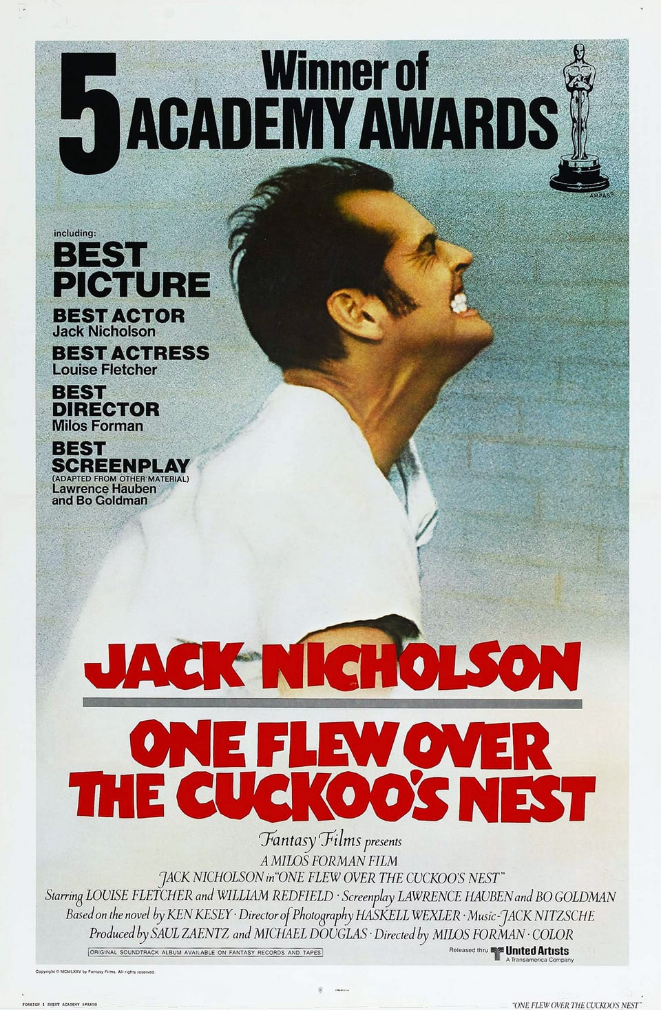 Filmplakat von one flew over the cuckoo's nest