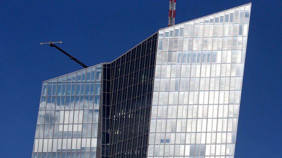 Das Hauptquartier der EZB in Frankfurt am Main. 