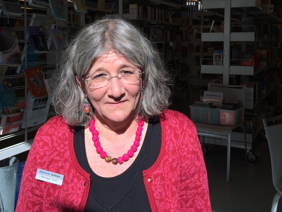 Porträt Monique Roth, Leiterin Bibliothek Schlieren