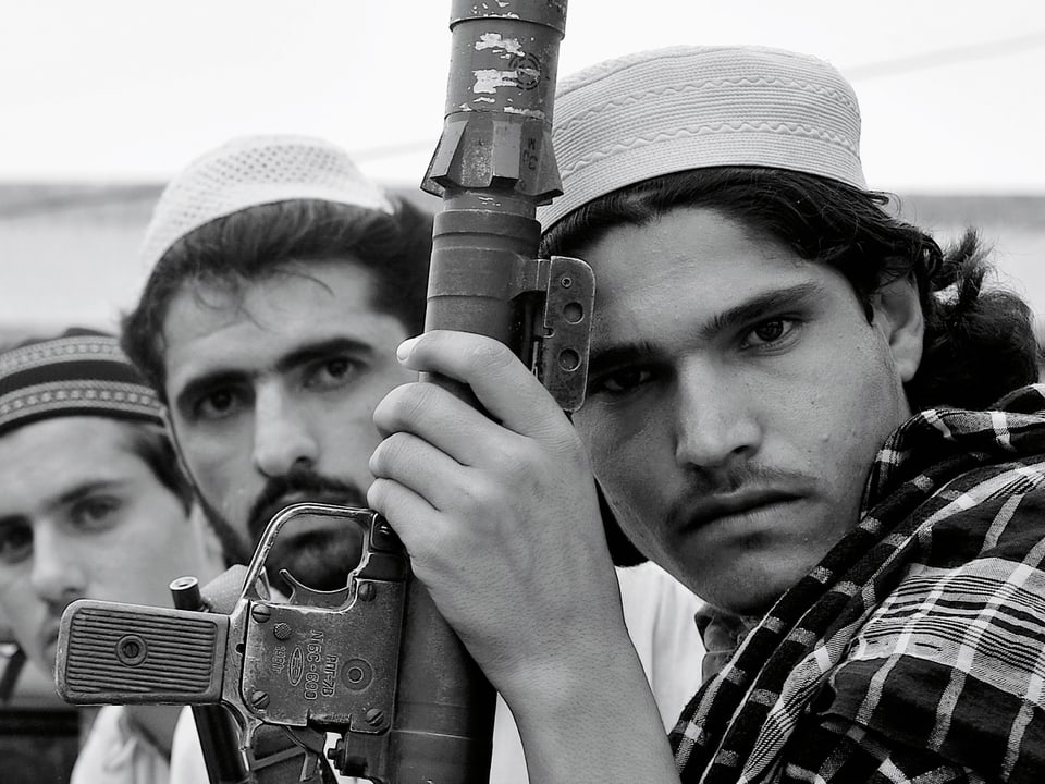 Pakistanische Talibankämpfer.