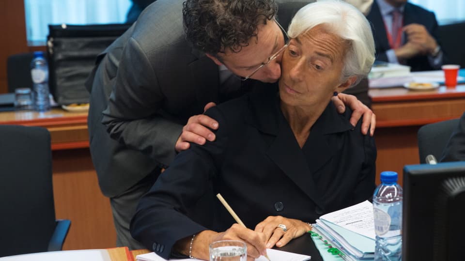 Jeroen Dijsselbloem und Christine Lagarde