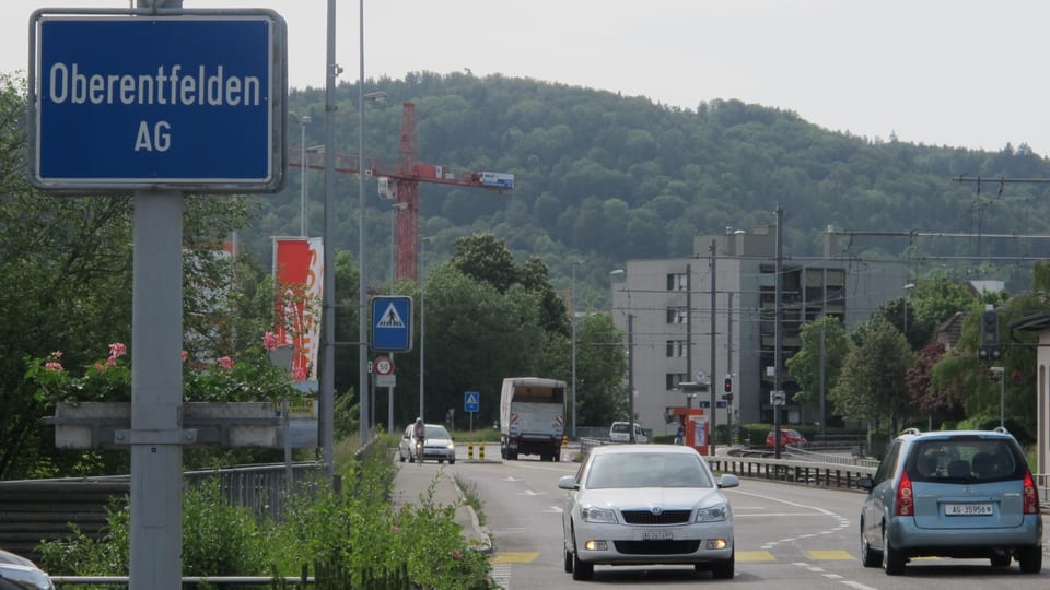 Ortstafel von Entfelden.