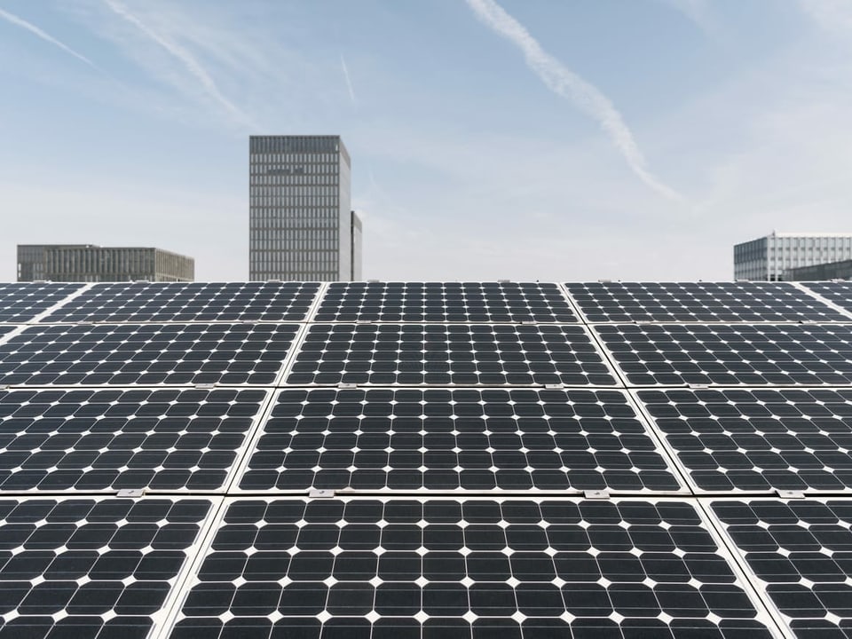 Solarpanels in Zürich