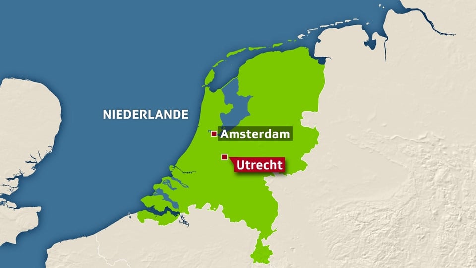 Karte Utrecht.