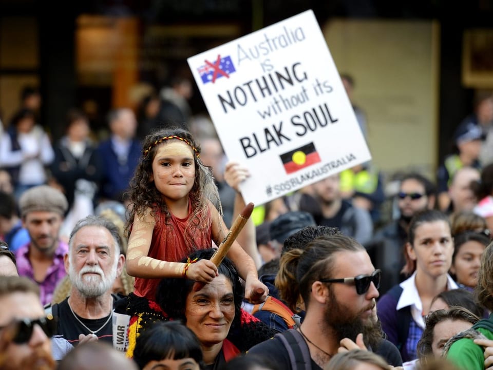 Demonstranten in Melbourne.
