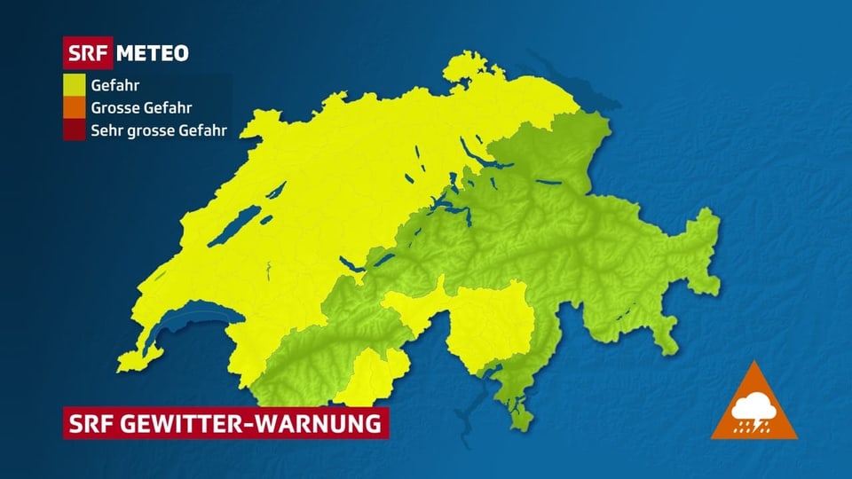 Gefahrenkarte der Schweiz