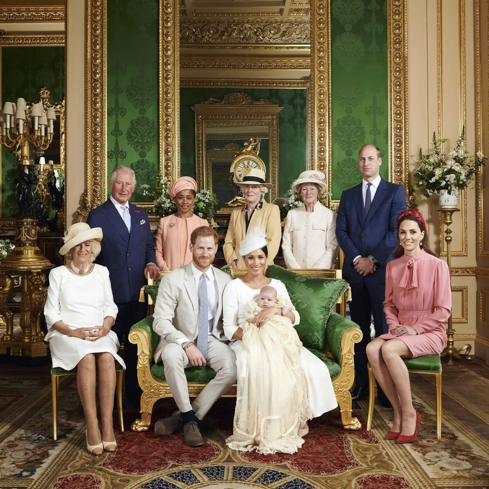 Familienbild der britischen Royals