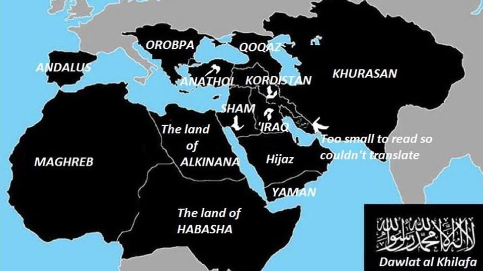 Karte Kalifat.