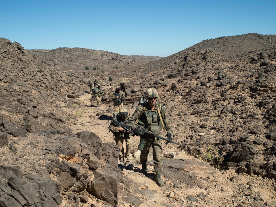 Französische Soldaten in Mali.