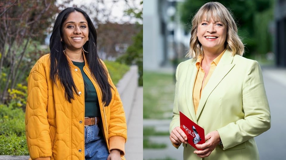 Das Moderationsduo von «Puls»