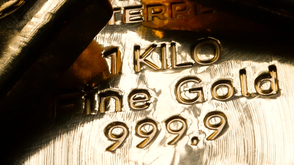 Goldbarren von einem Kilo in der Münze Österreichs.