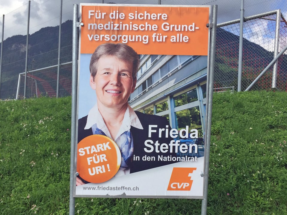 Wahlplakat von Frieda Steffen 
