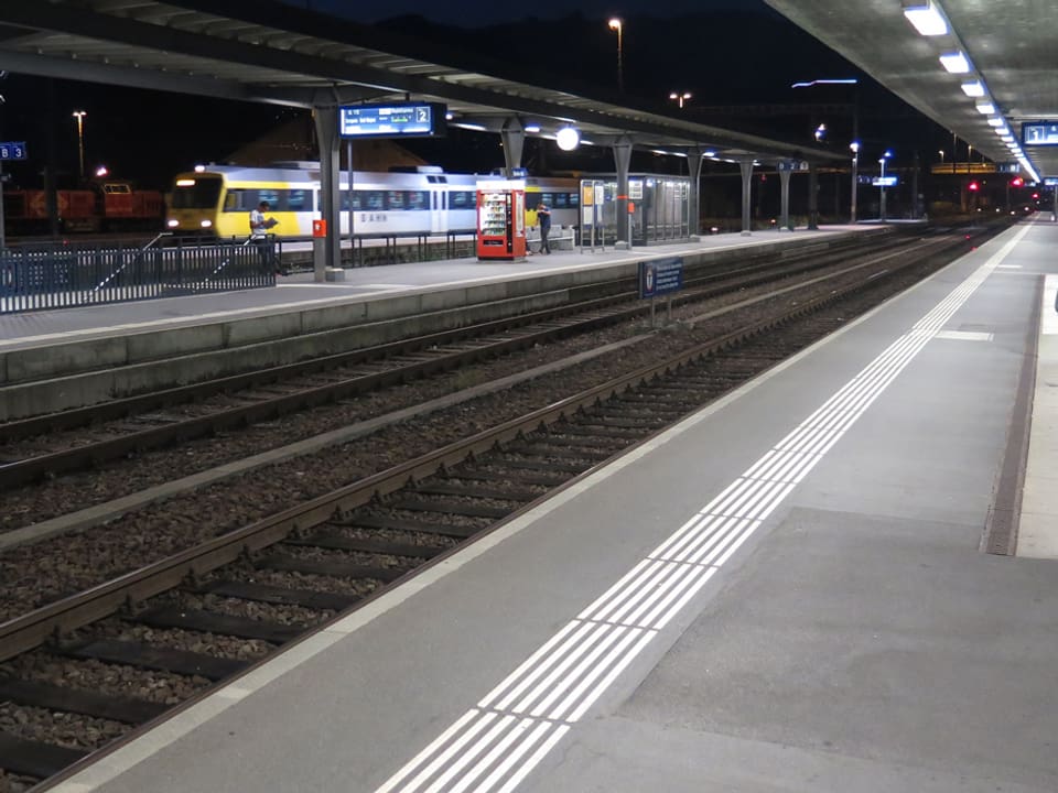 Bahnhof Buchs am Morgen