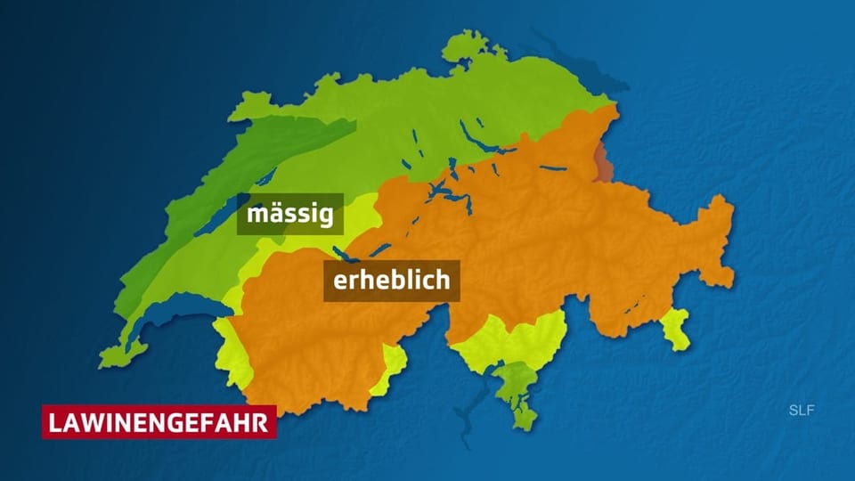 Karte der Schweiz. Die Alpen sind herausgehoben.