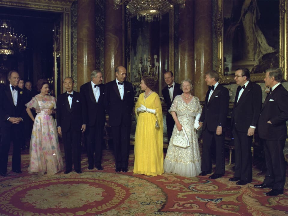 Queen Elizabeth mit Staatsoberhäuptern