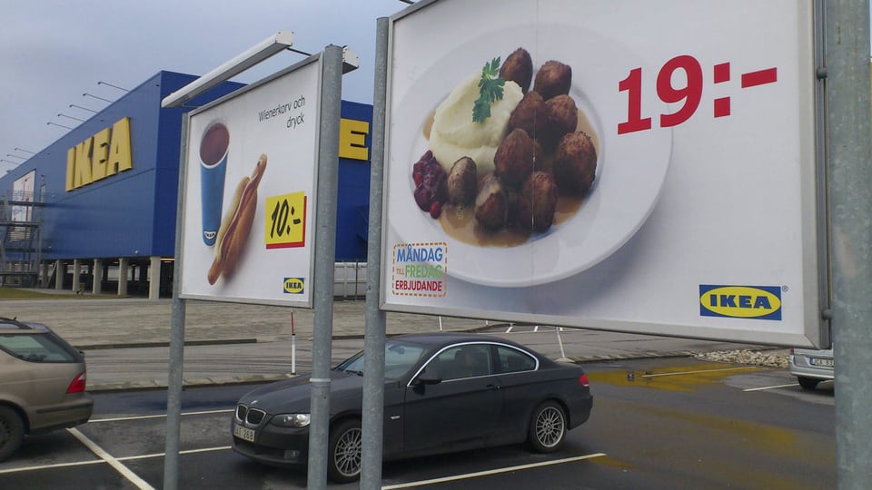 Plakat Köttbullar und Kartoffelstock