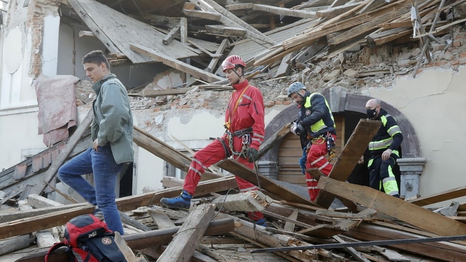 Nach dem Erdbeben in Kroatien: Angst