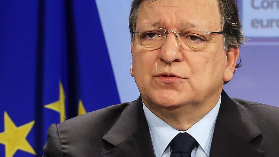 Porträt von EU-Präsident Barroso.