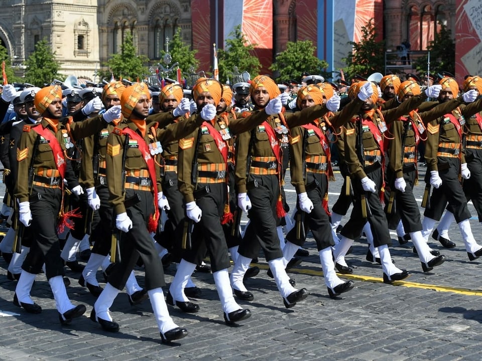 Indische Soldaten.