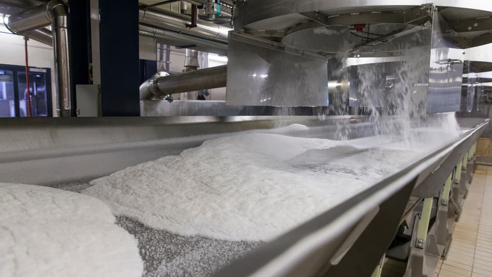 Zuckerverarbeitung in der Fabrik.