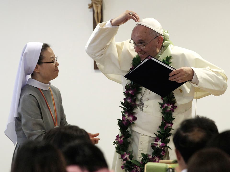 Papst Franziskus auf Besuch in Südkorea