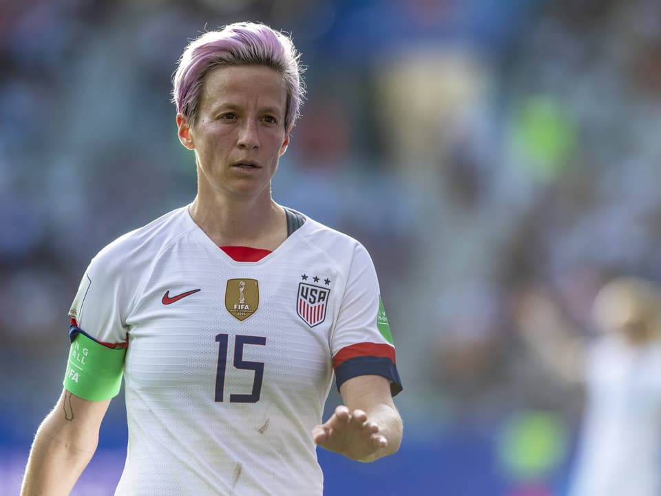 Will auf keinen Fall ins Weisse Haus zu Donald Trump Megan Rapinoe.