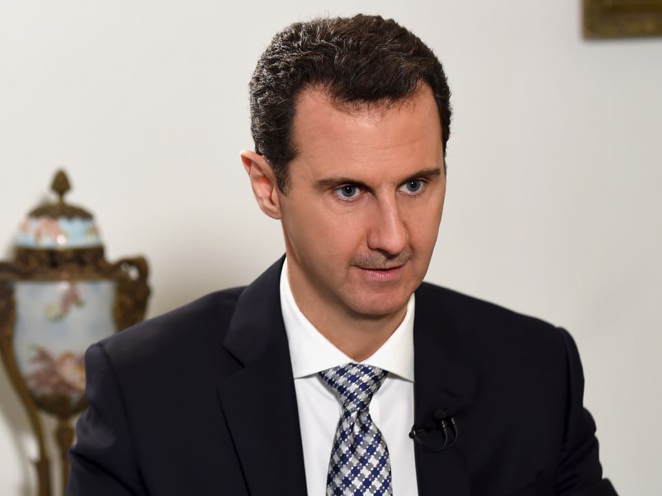 Bild vom syrischen Präsidenten Bashar al-Assad