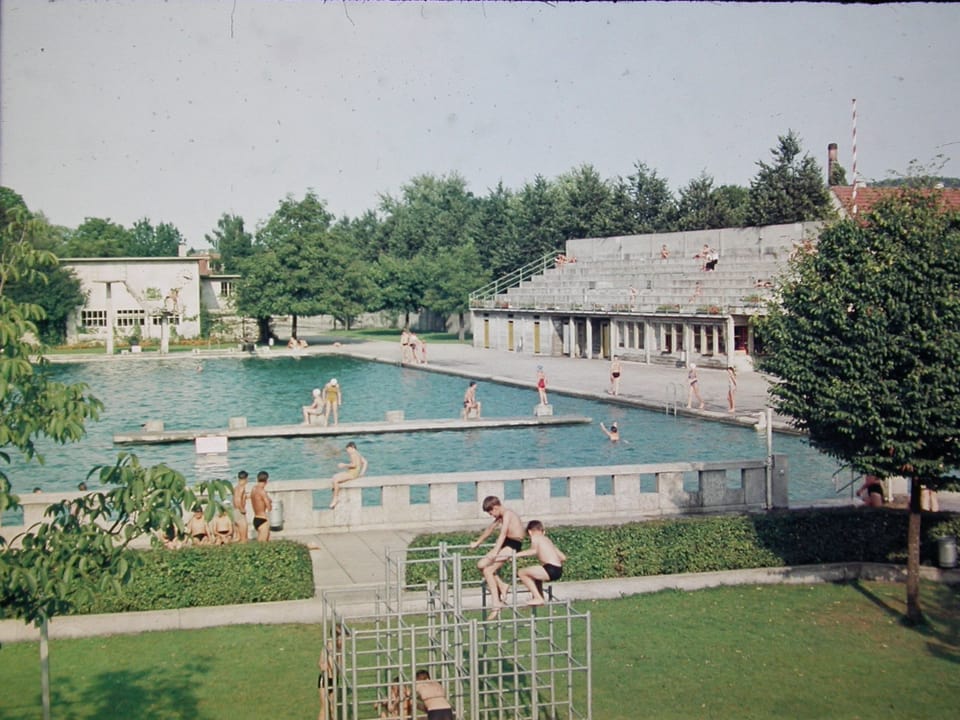 Aufnahme des Bades aus den 1950er-Jahren.