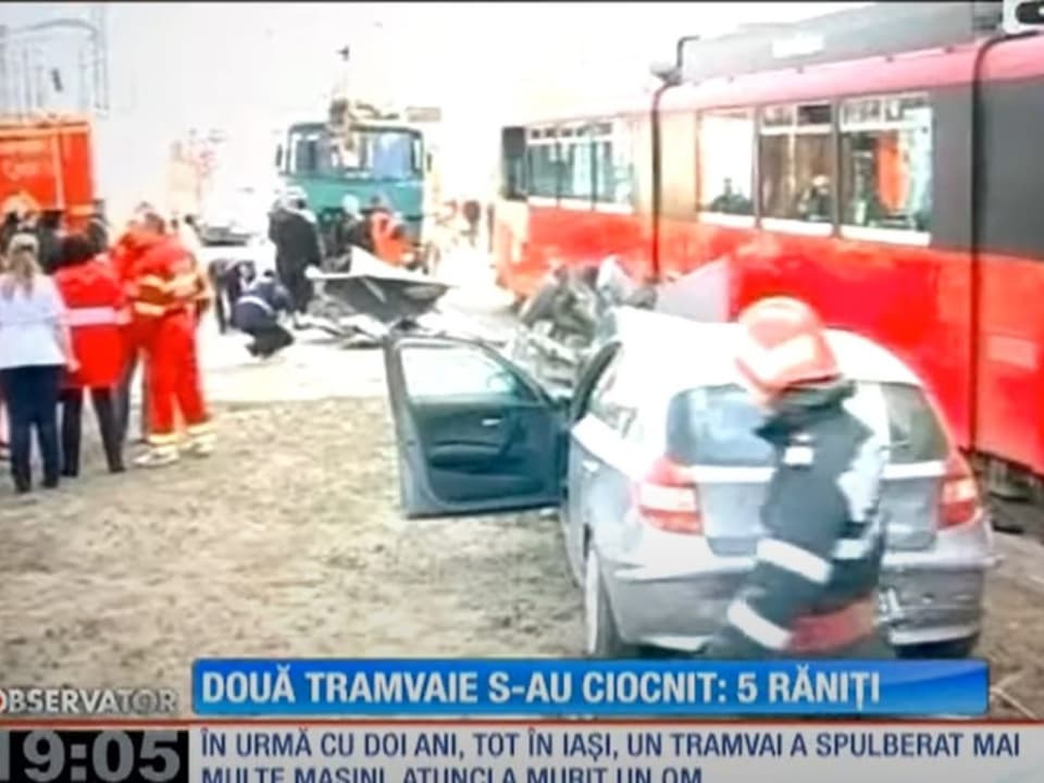 Tramcrash in Iași