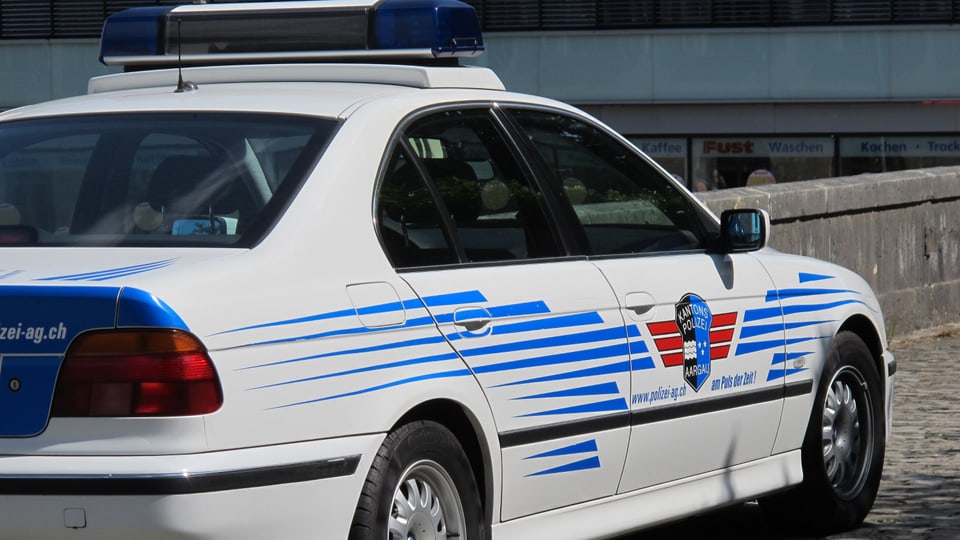 Polizeiauto der Kantonspolizei Aargau
