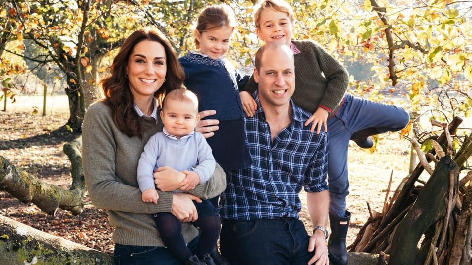 William mit seiner Familie.