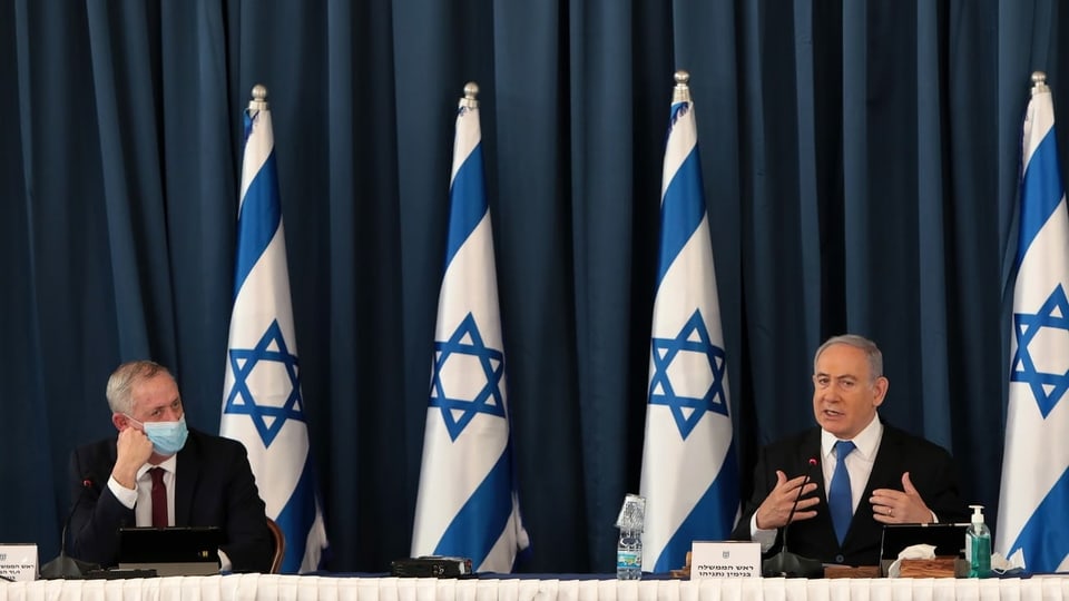Gantz und Netanjahu