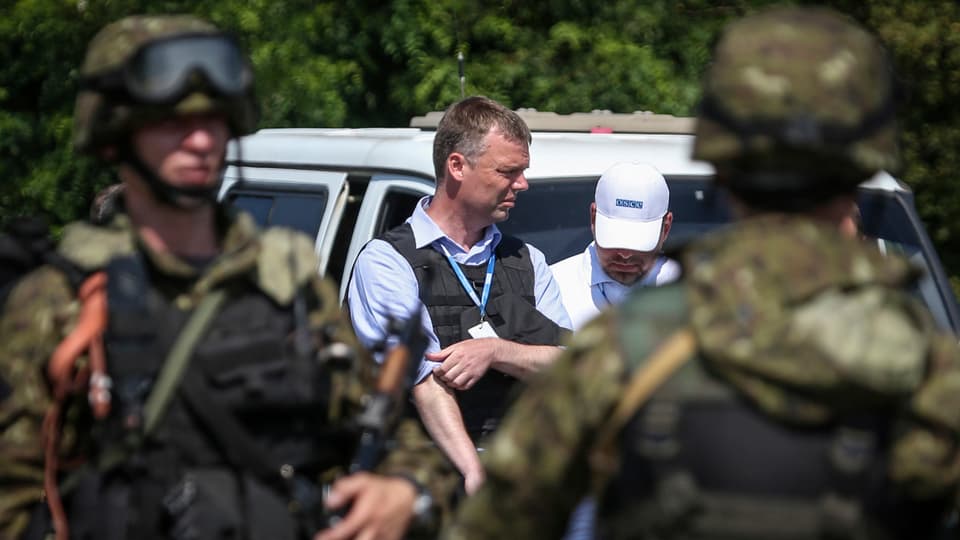 ¨Der Vize-Chef der OSZE-Mission in der Ukraine, der Schweizer Alexander Hug.