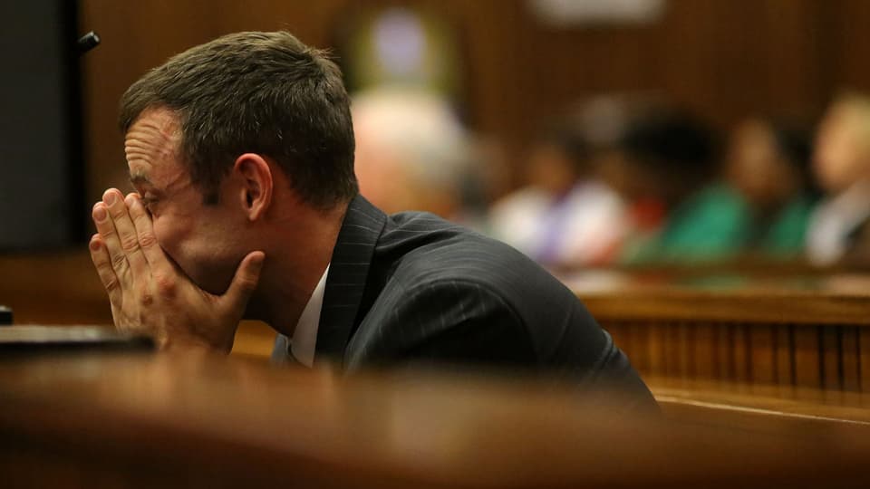 Pistorius auf der Anklagebank.