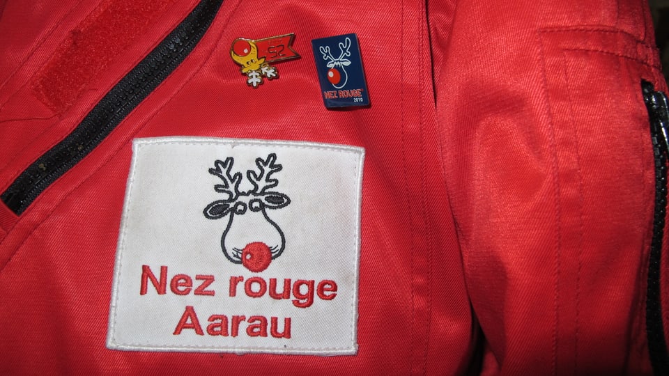 Nez Rouge Logo auf Jacke